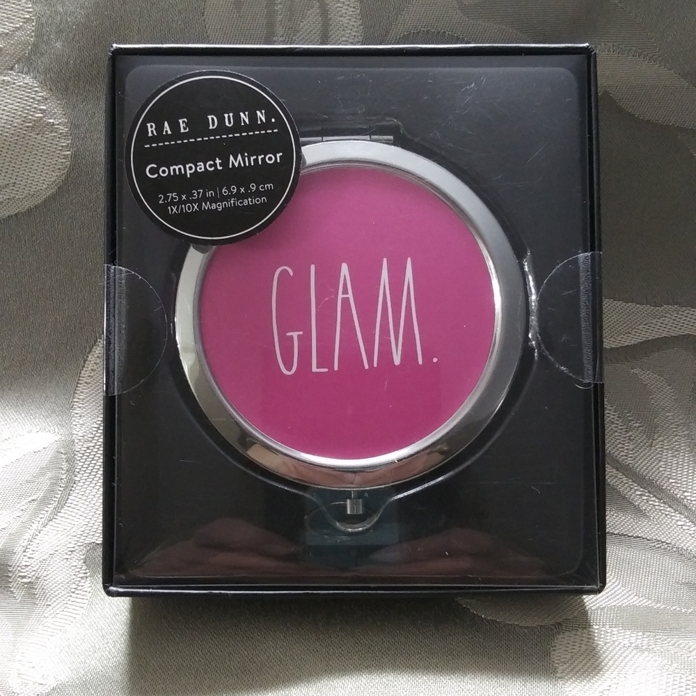 Rae Dunn Compact Magnifying Mirror
